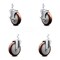 Service Caster 5 Inch Maroon Polyurethane Wheel Swivel 3/4 Inch Square Stem Caster Brakes, 2PK SCC-SQ20S514-PPUB-MRN-TLB-34-2-S-2 - alternate 1